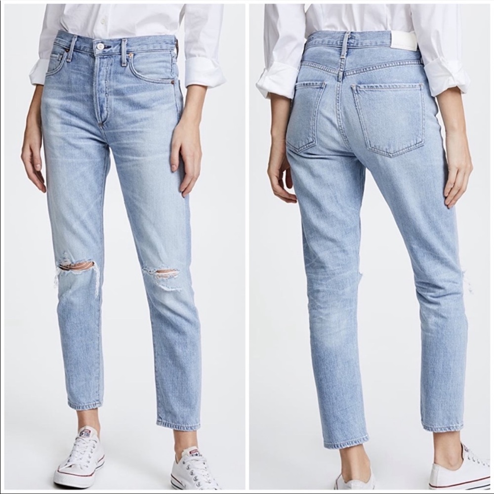 Citizens of humanity Liya hi rise classic fit rip